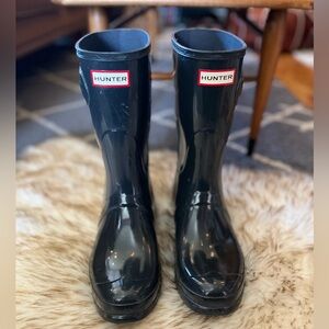 Hunter Glossy short boots